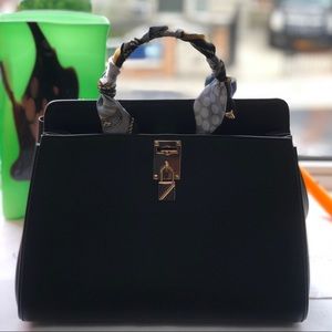Black Handbag with Shoulder Strap